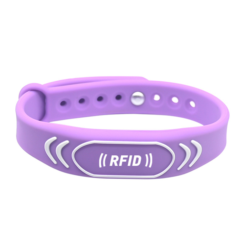 RFID活动赛事硅胶腕带NFC游乐场硅胶腕带