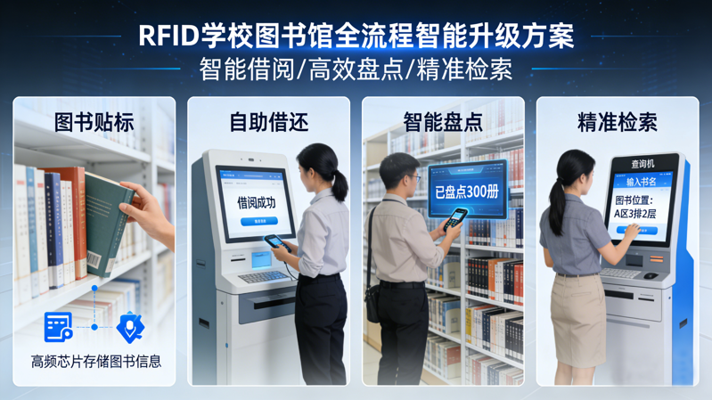 RFID学校图书馆全流程智能升级方案